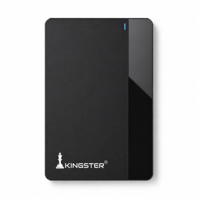 KINGSTER Portable External Hard Drive, Type-C USB 3.0, Black – Available in 320GB, 500GB & 1TB